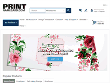 Tablet Screenshot of printnamecard.com